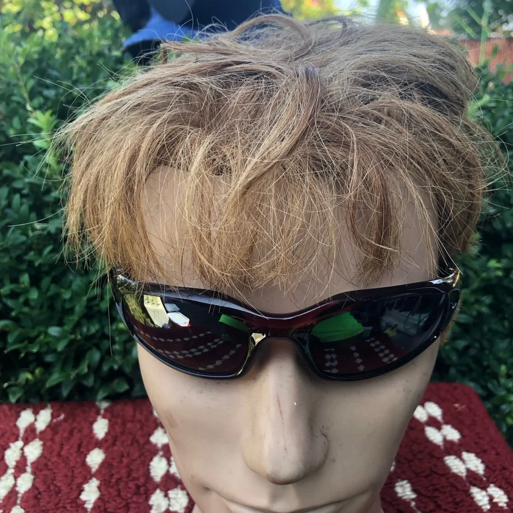 Hawks Men's Polarized Sport Sunglasses - Black/Brown Frame